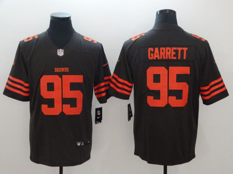 Men Cleveland Browns #95 Garrett brown Nike Vapor Untouchable Limited Playe NFL Jerseys